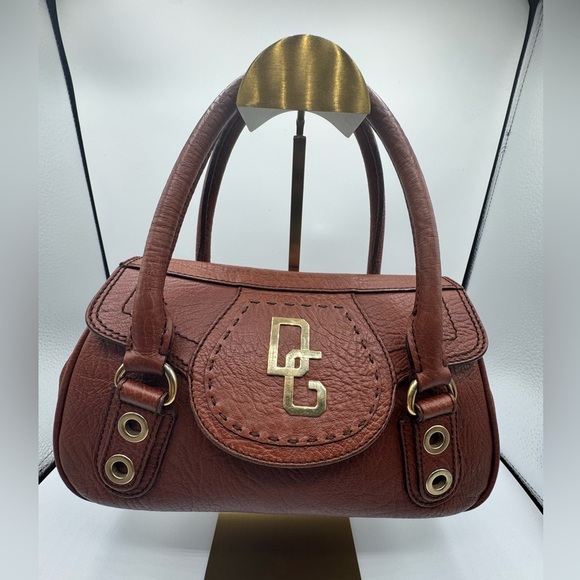 Dolce & Gabbana Handbags - Dolce & Gabbana Vintage Leather Top Handle Satchel Brown Italy